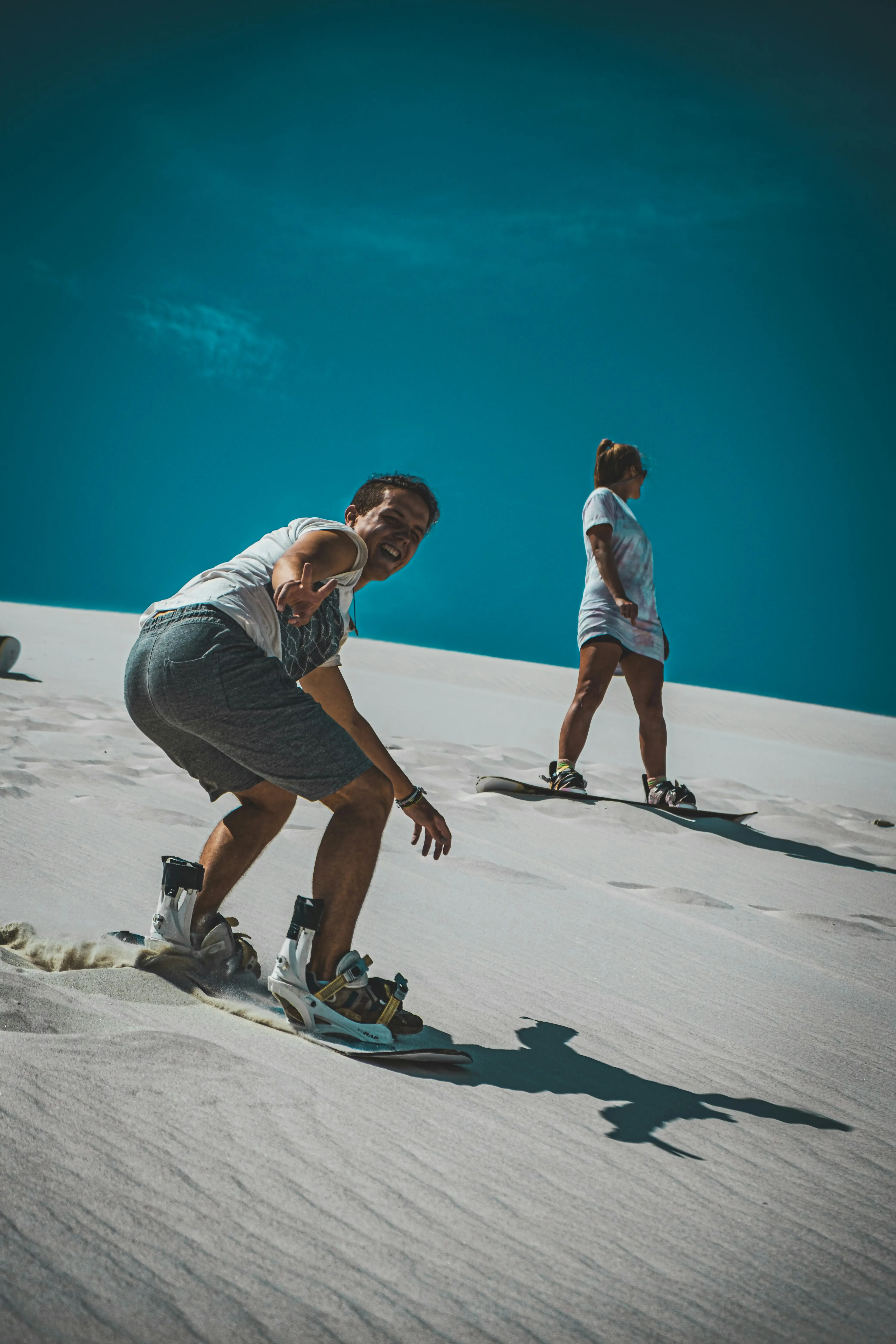 Sandboarding in Timlalin